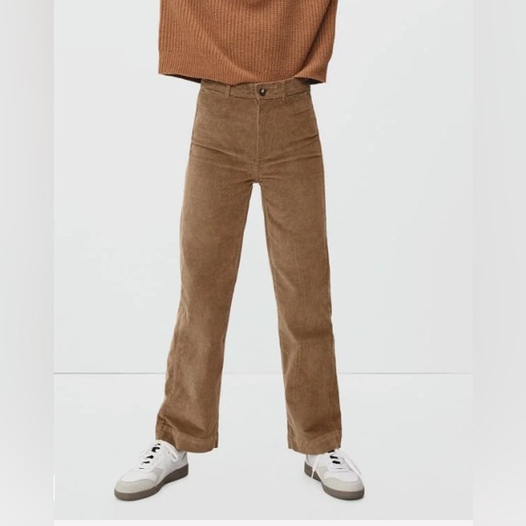 Everlane Pants - Everlane Women’s The Corduroy Wide Leg Brown Pants Size 12